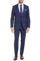 Men's Boss Novan/ben Trim Fit Plaid Wool Suit