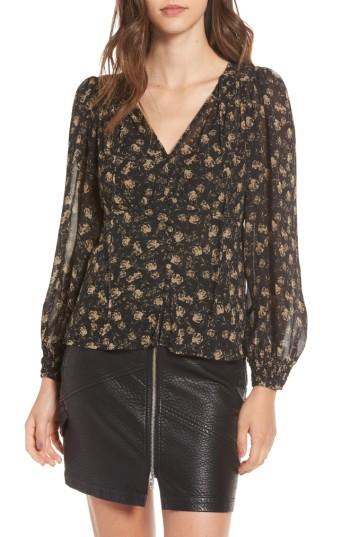 Women's Astr The Label Aubrey Top - Black