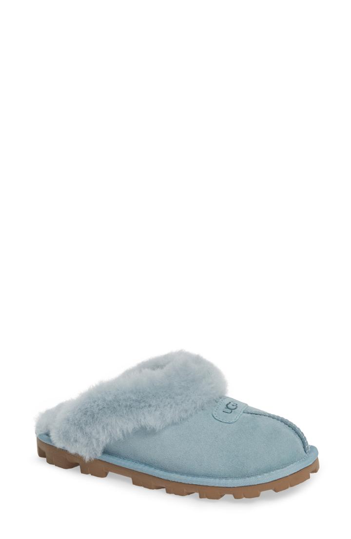 Women's Ugg Genuine Shearling Slipper M - Blue