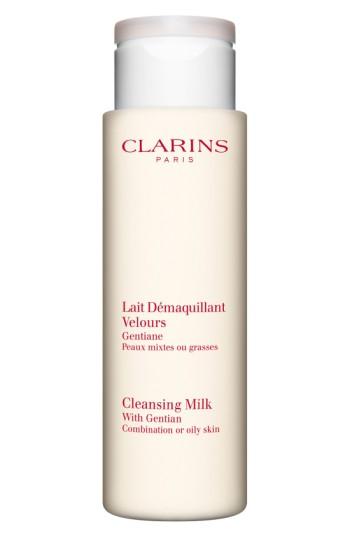 Clarins Cleansing Milk With Gentian For Combination/oily Skin Oz