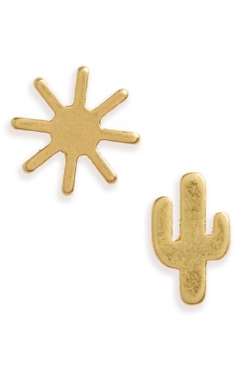 Women's Madewell Mismatched Adventure Stud Earrings