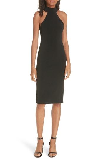 Women's Alice + Olivia Jensen Halter Dress - Black