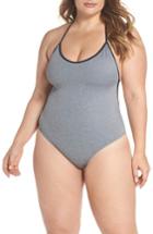 Women's Chromat T-suit One-piece Swimsuit, Size - Grey
