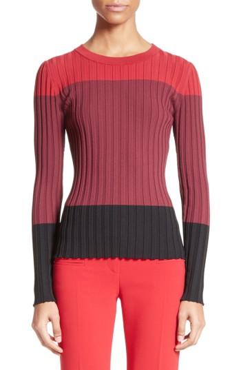 Women's Altuzarra Leila Colorblock Knit Sweater - Purple