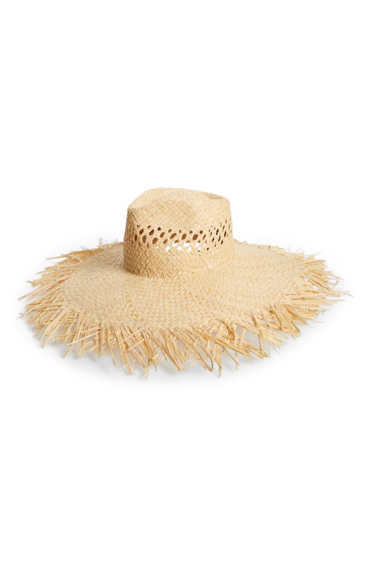Women's Brixton Joanna Fringe Hat /small - Brown