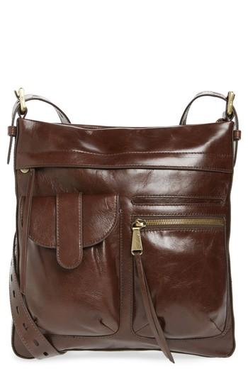 Hobo Crusade Leather Crossbody Bag - Brown