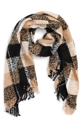Women's Bp. Marled Plaid Scarf