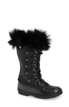 Women's Sorel Joan Of Arctic(tm) Lux Waterproof Winter Boot With Genuine Shearling M - Black