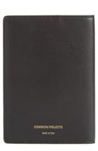 Men's Common Projects Soft Leather Passport Holder - Black