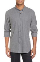 Men's Billy Reid Randall Slim Fit Two-pocket Shirt - Grey