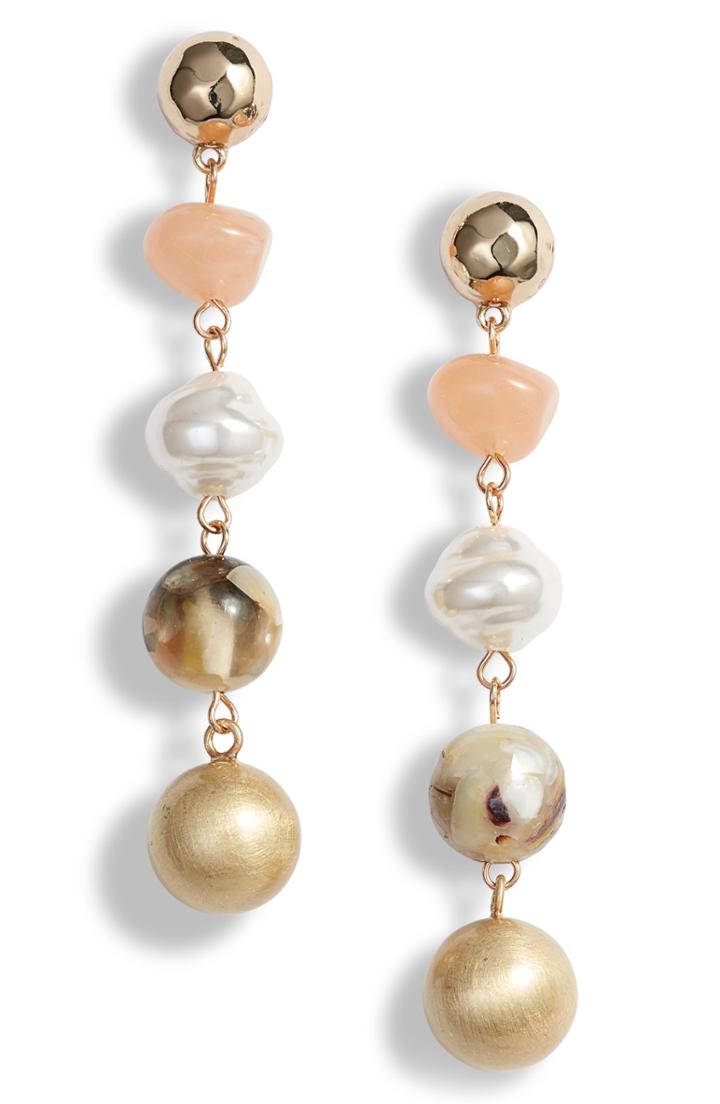 Women's Something Navy 5 Drop Linear Earrings (nordstrom Exclusive)
