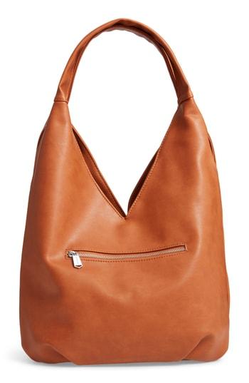 Urban Originals Project Love Vegan Leather Hobo - Brown