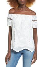 Women's Wayf Holden Off The Shoulder Lace Top