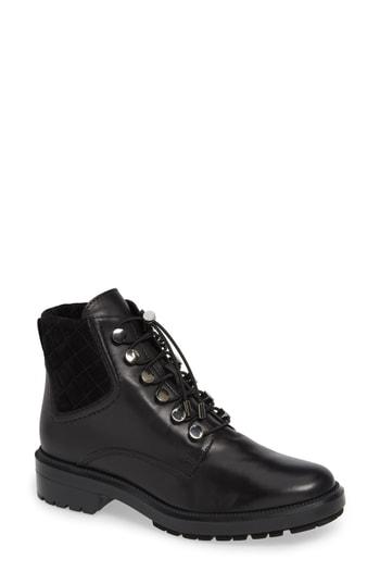 Women's Aquatalia Linda Combat Boot M - Black