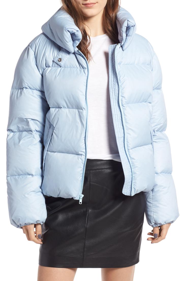 Women's Kendall + Kylie Puffer Jacket - Blue