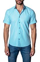 Men's Jared Lang Stripe Sport Shirt, Size - Blue