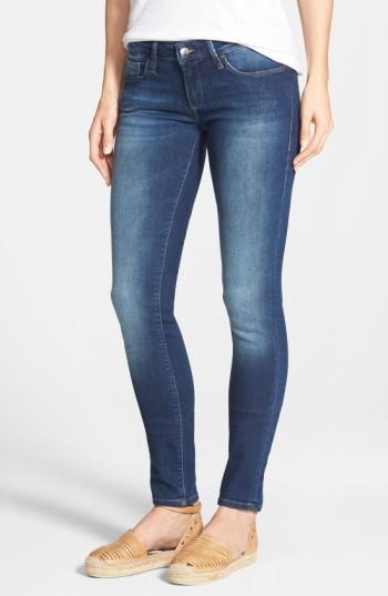Women's Mavi Jeans 'serena' Low Rise Stretch Skinny Jeans X 32 - Blue