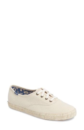 Women's Keds Champion - Burlap Foxing Sneaker .5 M - Beige