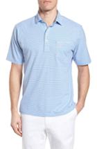 Men's Johnnie-o Jack Stripe Jersey Polo - Blue