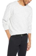 Men's 1901 Stripe Long Sleeve T-shirt - White