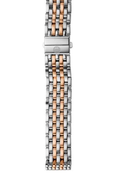 Women's Michele 'deco' 16mm Two-tone Bracelet Watch Band