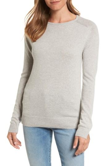 Women's Barbour Mill Wool Blend Boatneck Sweater Us / 8 Uk - Grey