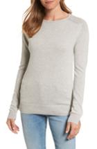 Women's Barbour Mill Wool Blend Boatneck Sweater Us / 8 Uk - Grey