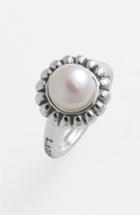 Women's Lagos 'luna Pearl' Fluted Ring