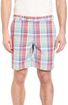 Men's Peter Millar Seaside Madras Plaid Shorts