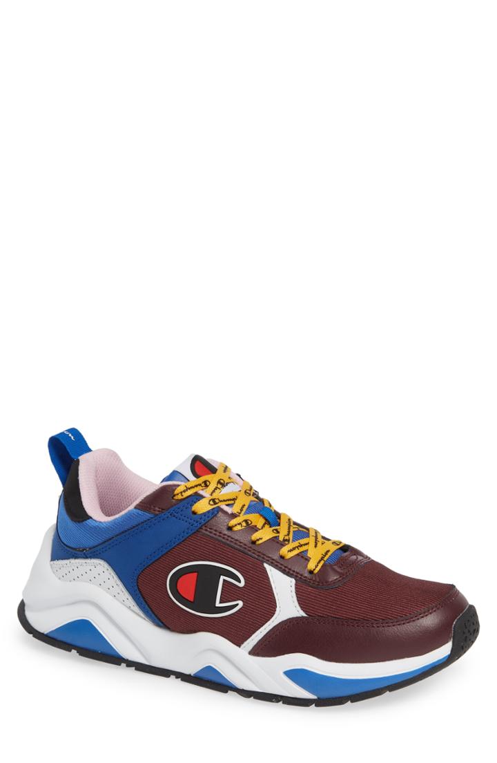 Men's Champion 93eighteen Sp Block Sneaker .5 M - Burgundy