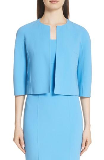 Women's Michael Kors Stretch Wool Cardigan - Blue