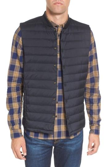 Men's Scotch & Soda Down Vest, Size - Blue