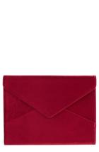 Sonix Red Velvet Laptop Clutch - Red