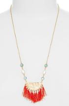 Women's Rebecca Minkoff Bead & Tassel Pendant Necklace