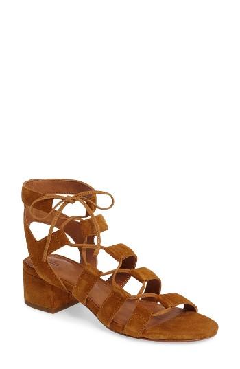 Women's Frye Chrissy Sandal .5 M - Brown