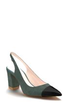 Women's Shoes Of Prey Slingback Pump B - Green
