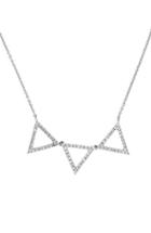 Women's Bony Levy Three Triangle Diamond Pendant Necklace (nordstrom Exclusive)