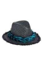 Women's Echo Mangrove Fringe Fedora - Blue