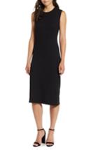 Women's Bobeau Twist Back Midi Dress - Black