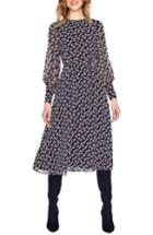 Women's Boden Belted Stripe Midi Dress - Blue