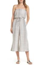 Women's Elan Strapless Cover-up Culotte Jumpsuit - White