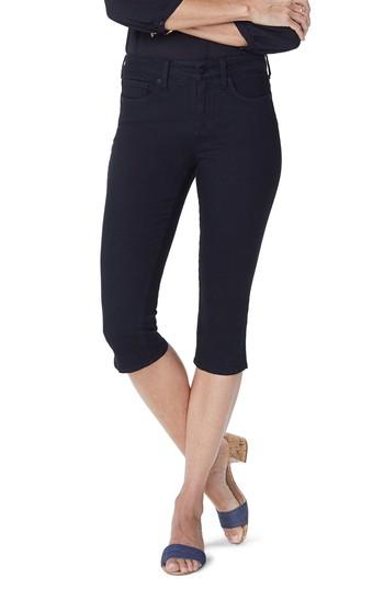 Women's Nydj Skinny Capri Pants - Black