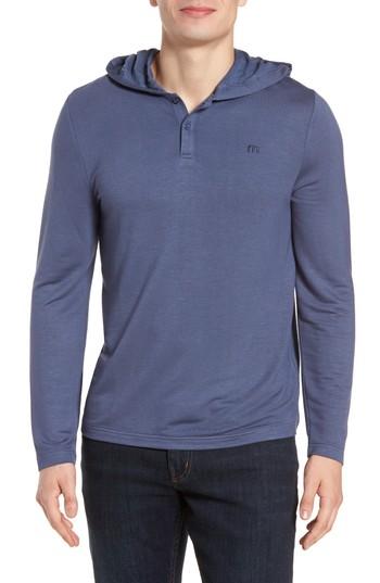 Men's Travis Mathew Crossover Hoodie - Blue