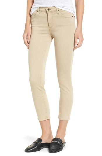 Women's Ag 'the Prima' Cigarette Leg Skinny Jeans - Beige