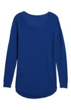 Women's Caslon Texture Knit Tunic - Blue