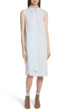 Women's Mm6 Maison Margiela Sleeveless Shirtdress Us / 36 It - Blue