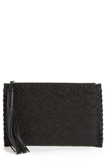 Allsaints Kepi Leather Zip Pouch -