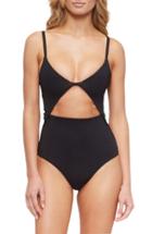 Women's Heidi Klein Stripe One-piece Swimsuit