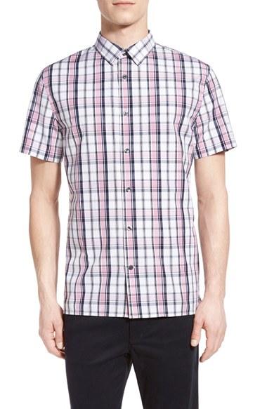 Men's Vince Trim Fit Short Sleeve Sport Shirt
