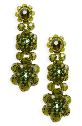 Women's Simone Rocha Tiered Crystal Drop Earrings